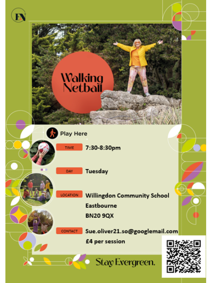 Walking Netball at Willingdon Community Centre