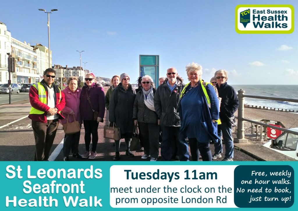 St Leonards Seafront Health Walk - every Tuesday