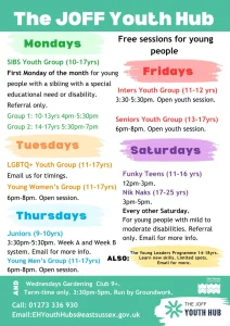 JOFF Youth Hub Youth sessions April 2026.webp