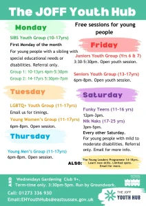 JOFF Youth Hub Youth sessions Sept2026.webp